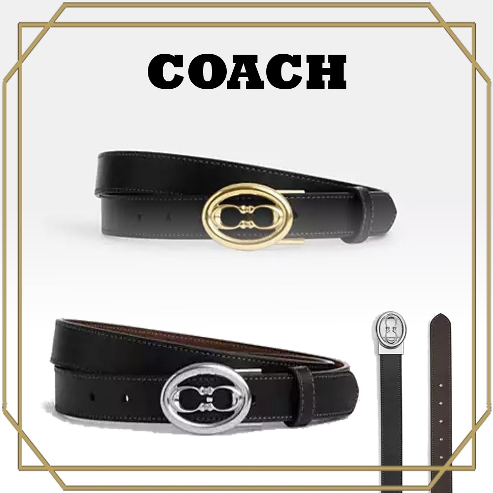 COACH☆バックル カット トゥ サイズ ベルト・25MM