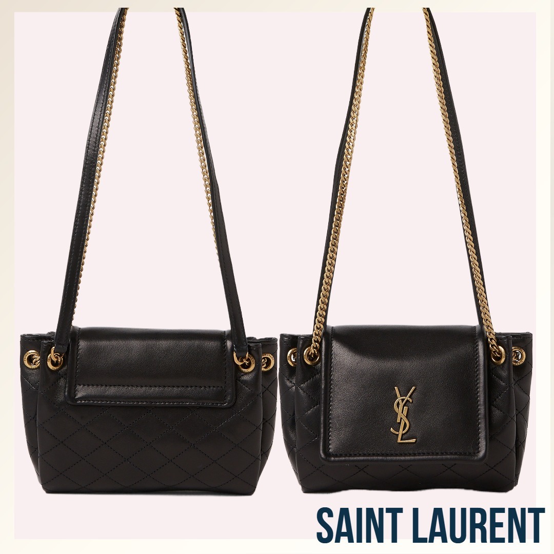 気品漂う名品《Saint Laurent 》ミニ ノリタ ショルダーバッグ