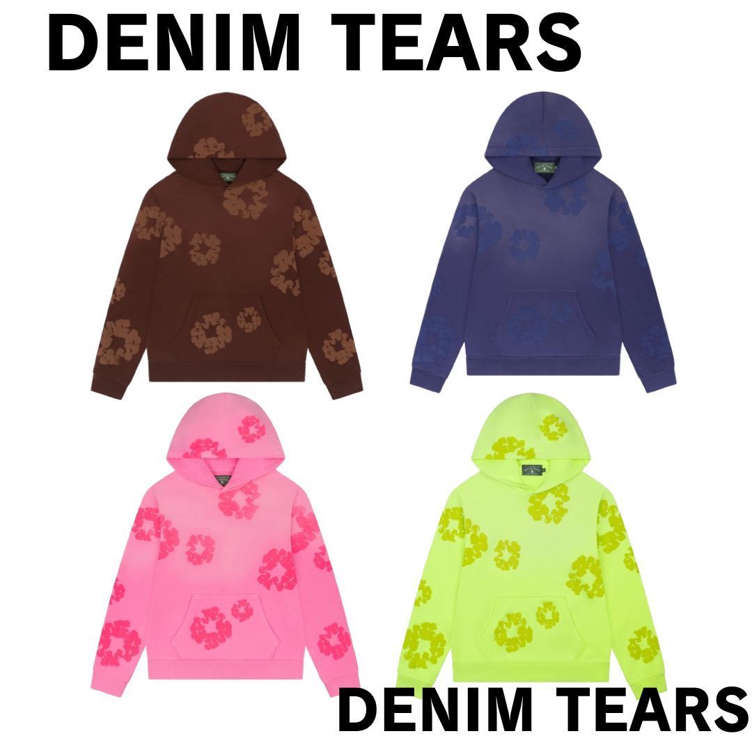 【Denim Tears】NEW!! モノコットン リース パーカー 関/送込