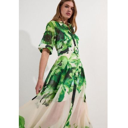 カクテルドレス グリーン（緑）系 Karen Millen(カレンミレン