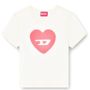 DIESEL Tシャツ・カットソー 【DIESEL】ディーゼルT-Ele クロップド ハート Tシャツ(8)