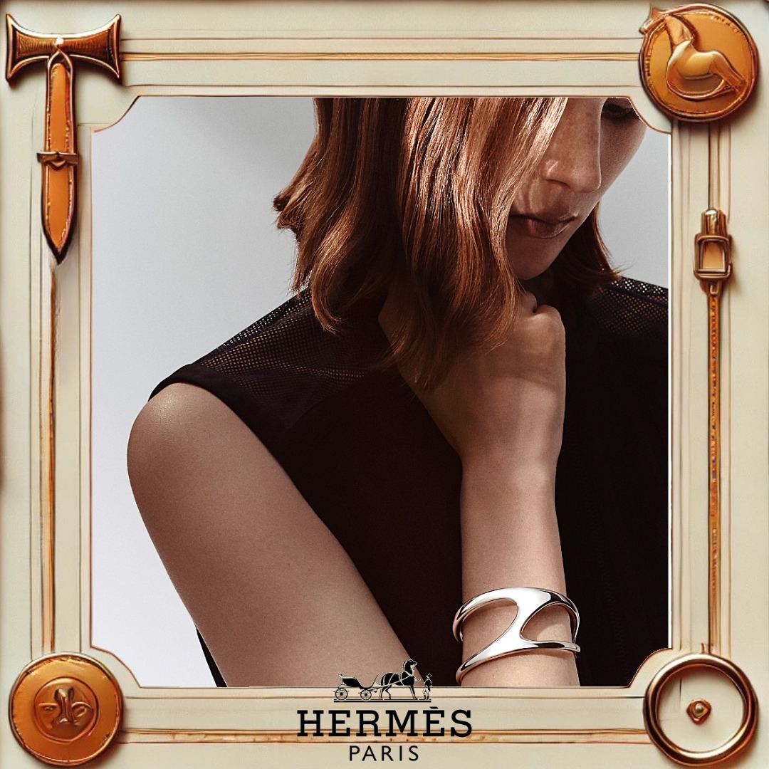 媚びない美しさ HERMES Chaine d'ancre Punk ブレスレット