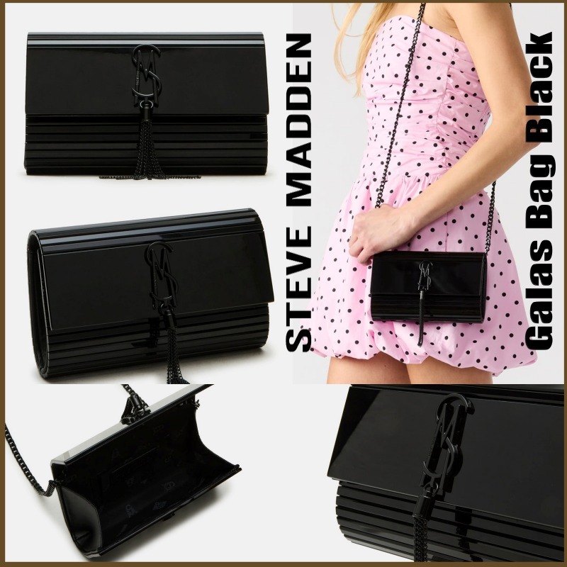 【Steve Madden】 Galas クラッチバッグ Black