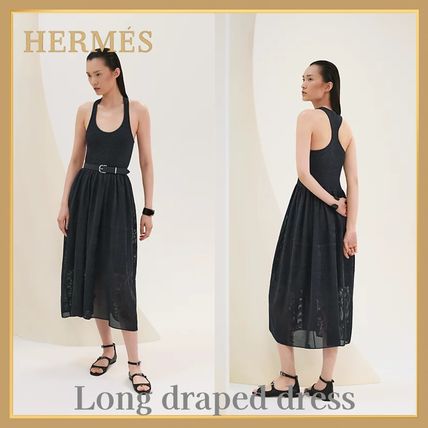 シルク HERMES(エルメス) ワンピース・オールインワン