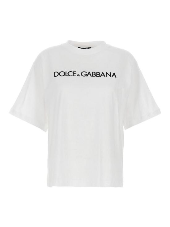 Tシャツ・カットソー DOLCE  GABBANA Women Tops F8U10TG7H4PW0800 White