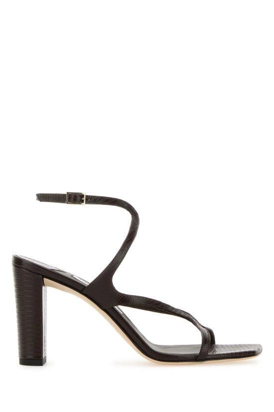 サンダル・ミュール JIMMY CHOO Women Sandals AZIE85CWN COFFEE BROWN