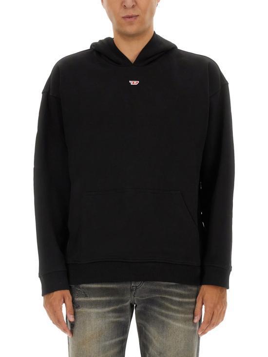 パーカー・フーディ DIESEL Men Sweater A14909 BLACK