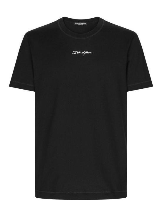 Tシャツ・カットソー DOLCE  GABBANA Men T Shirts G8RN8ZG7NUBN0000 Black