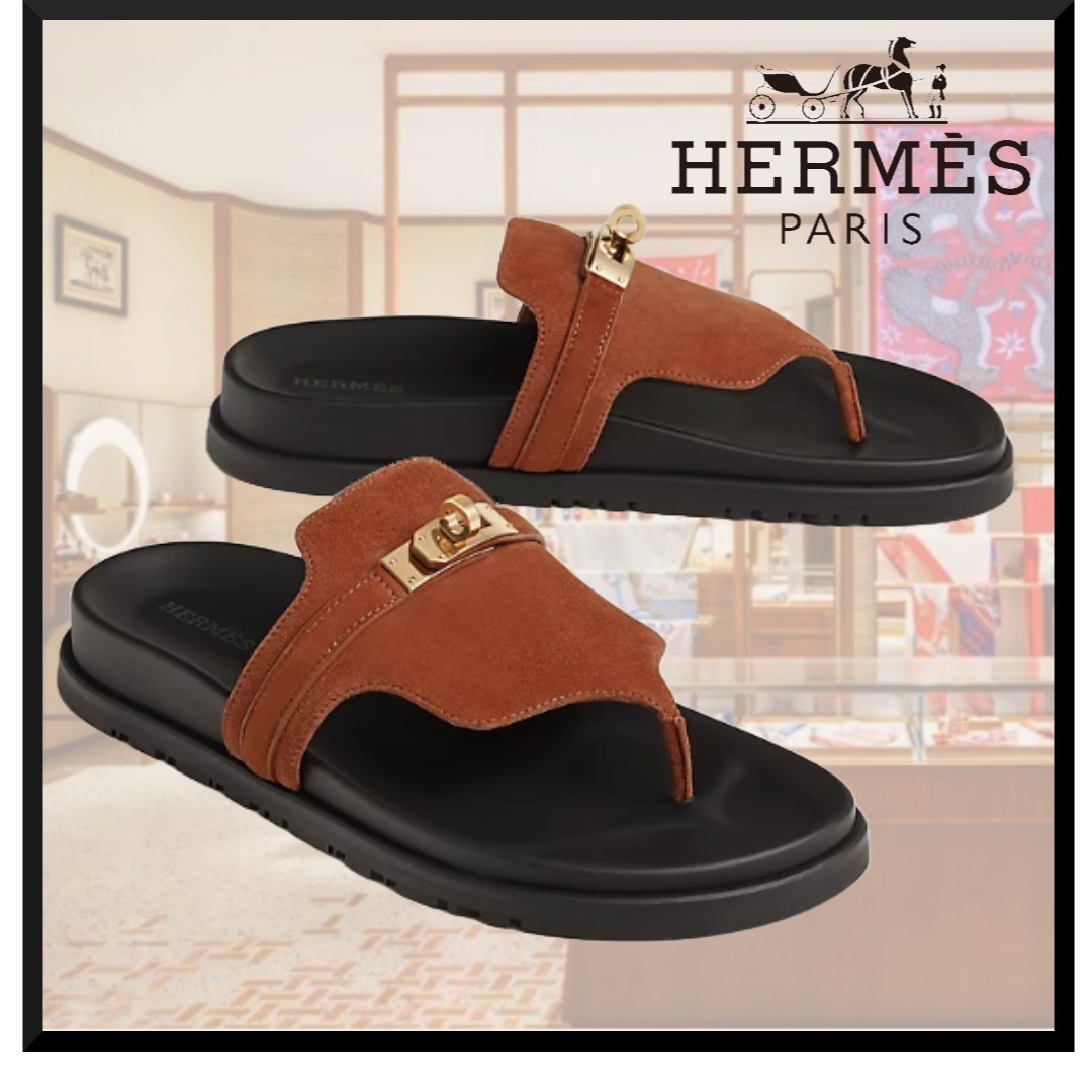 ♪足元快適♪HERMESエンパイアサンダル