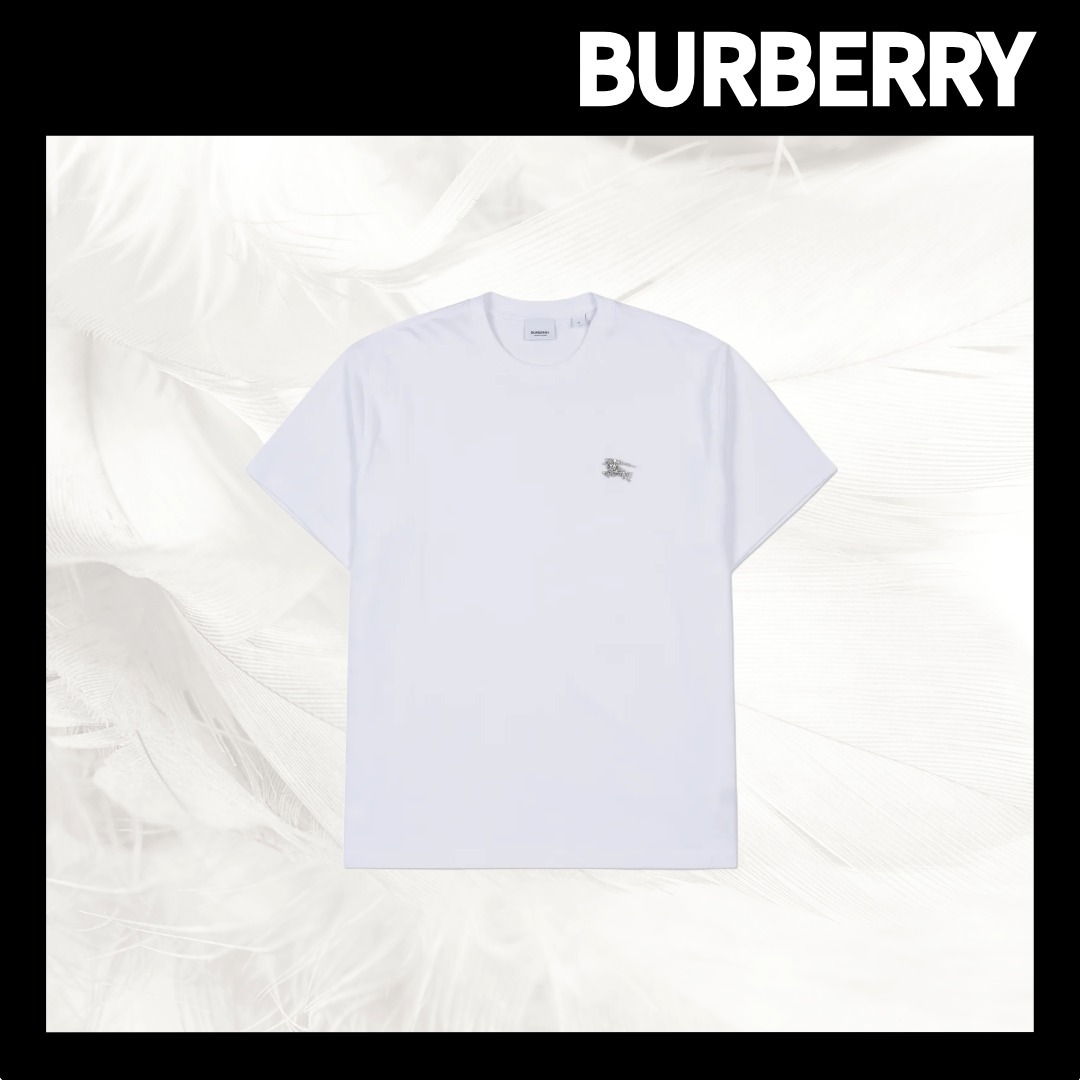 【BURBERRY】Crystal EKD Cotton Jersey T-shirt/全国送料込み