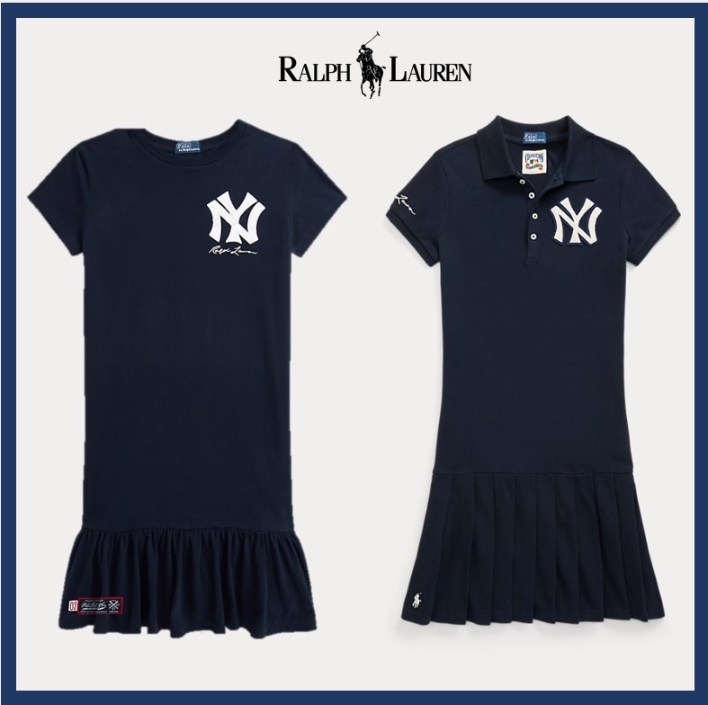 【大人もOK】Ralph Lauren ヤンキース Tシャツ/ポロシャツドレス