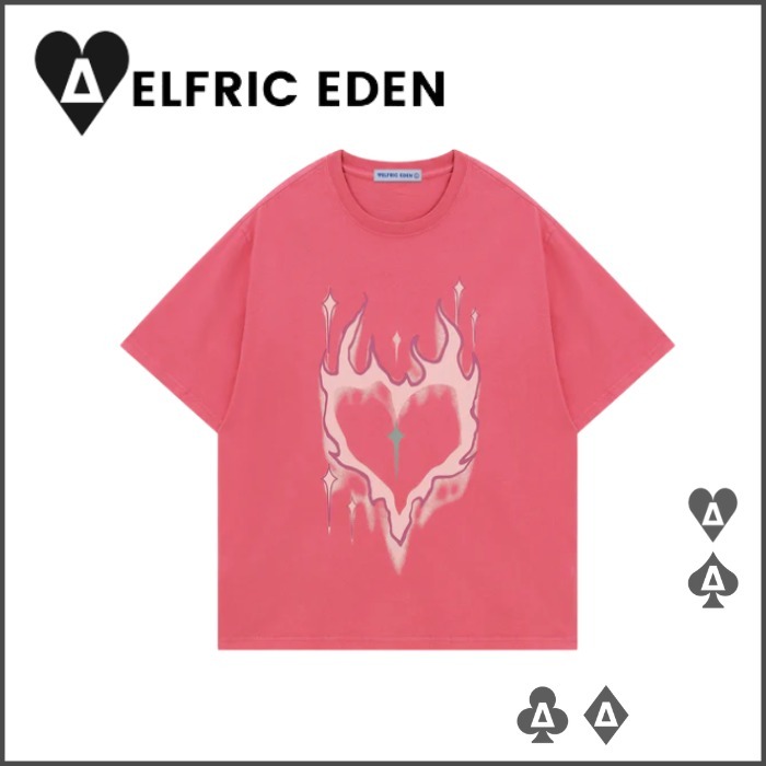 ＊Aelfric Eden＊ ラブ・フレイム プリント Tシャツ