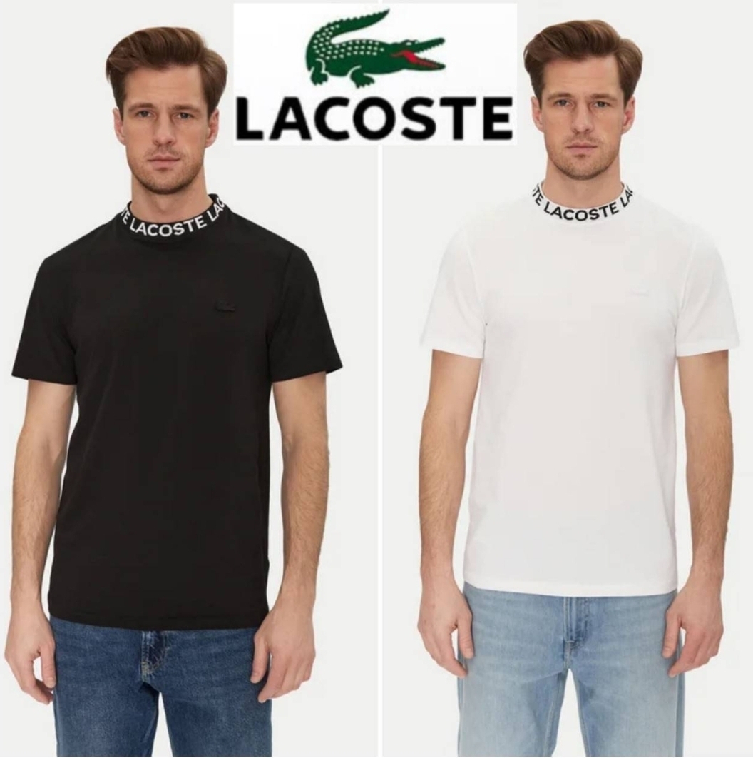 LACOSTE ロゴ入り Tシャツ