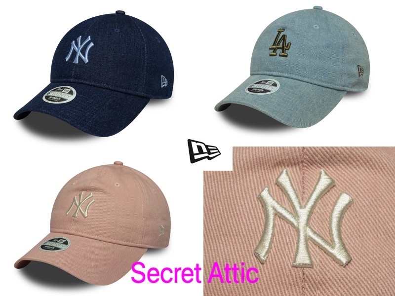 国内発送&3色★New Era Dnm NY/LAロゴ付キャップ(W-DnmCL-25Ss)