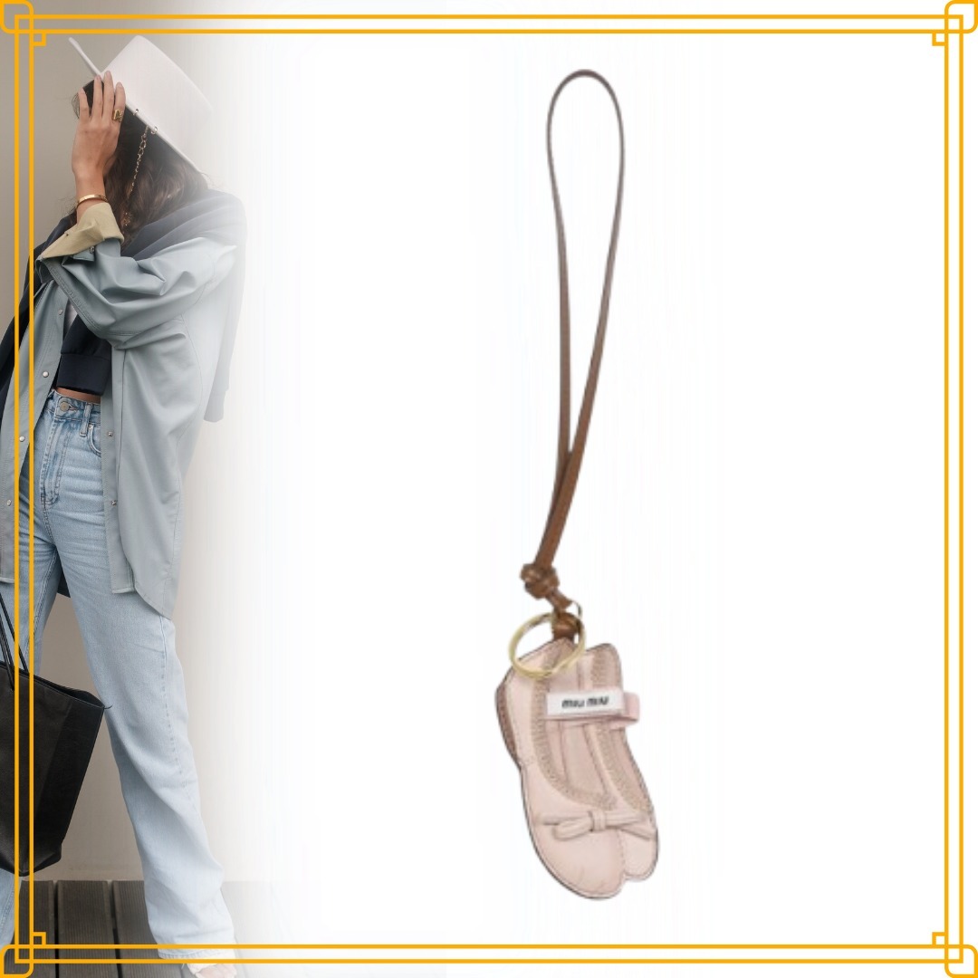 ◆完売前に◆【MiuMiu】バレエ トリック キーチェーン