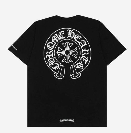 Tシャツ・カットソー Chrome Hearts Horseshoe Logo Pocket T-Shirt Black