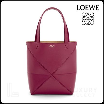 LOEWE - 希少 ロエベ ハンドバッグ ショルダー 2way 赤 えんじ色