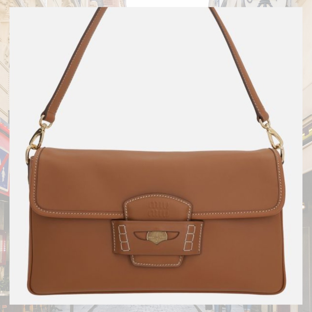 関税込 Miu Miu Penny ペニー レザーバッグ