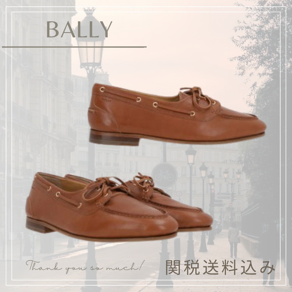 【BALLY】Pathy Laced Loafers In Smooth Leather