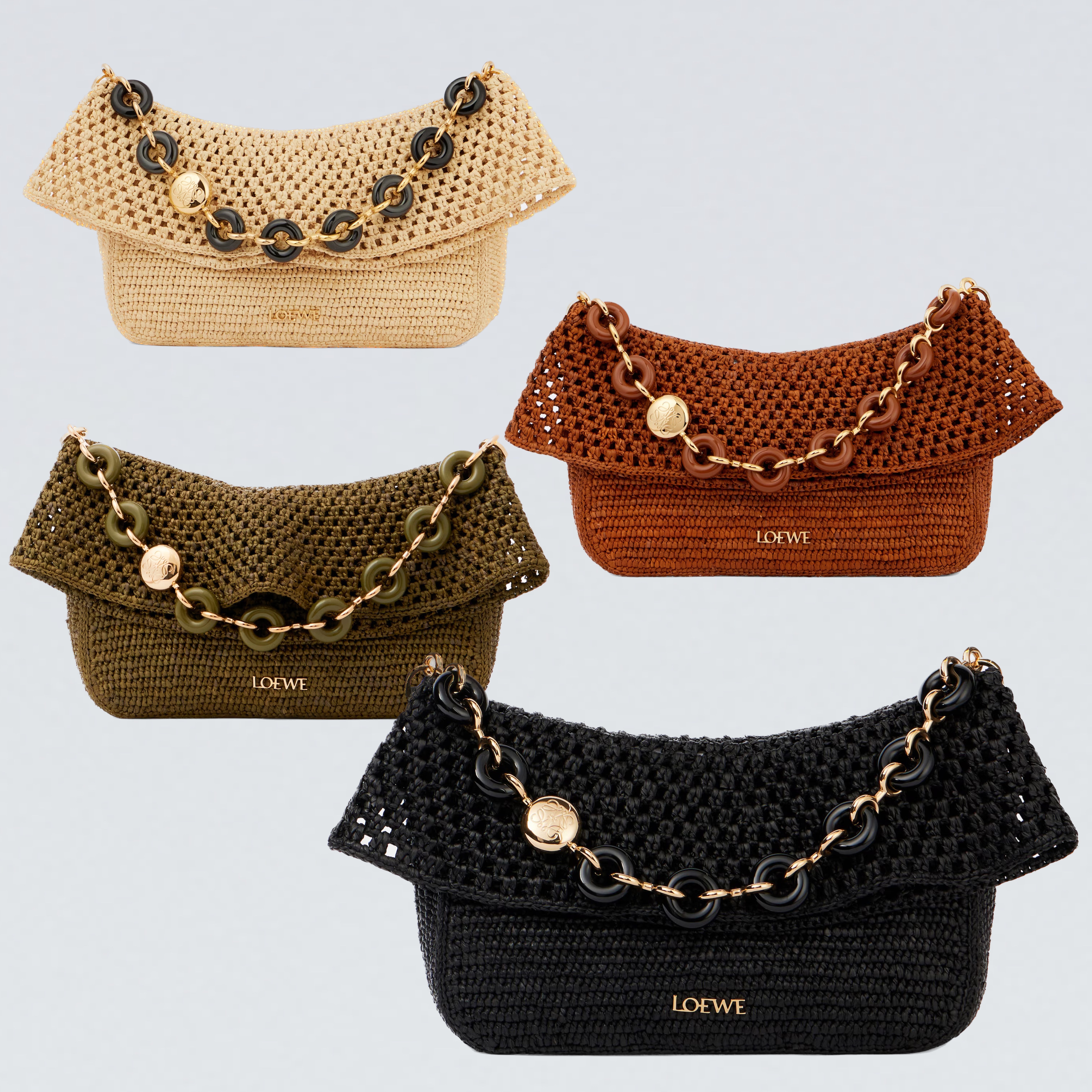 ∞∞ LOEWE ∞∞ Paula's Ibiza Ola Medium バッグ ☆