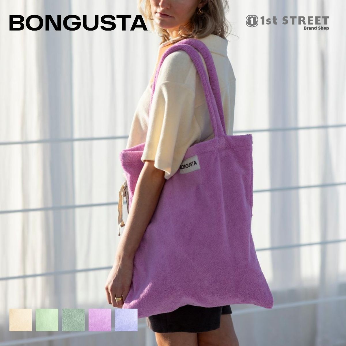 BONGUSTA トートバッグ 無地 NARAM TOTEBAG