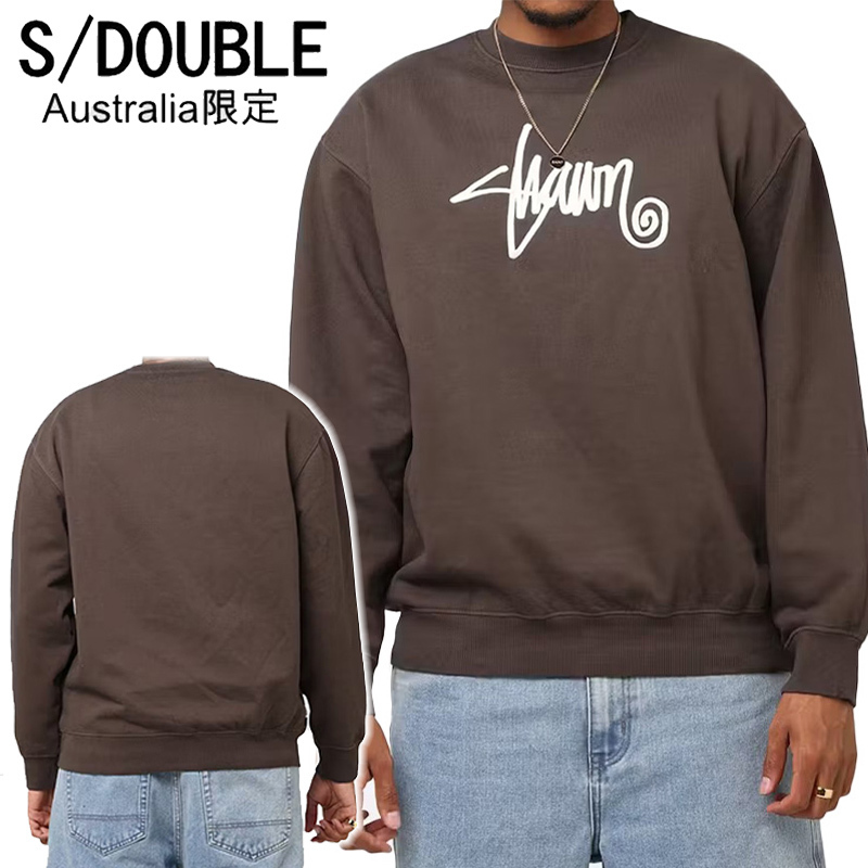 エスダブル スウェット AU限定 S/DOUBLE Shawn Script Crewneck