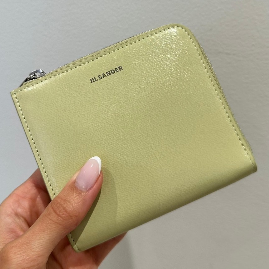 VIPセール●Jil Sander●ロゴ ファスナーウォレット/財布