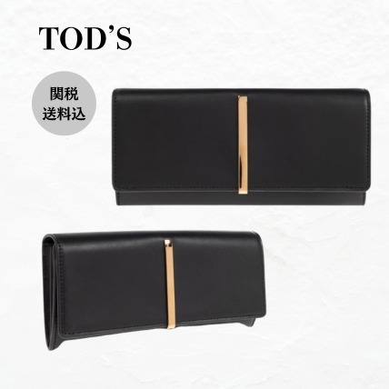【TOD'S】関税送料込 トッズ レザー 長財布 ウォレット