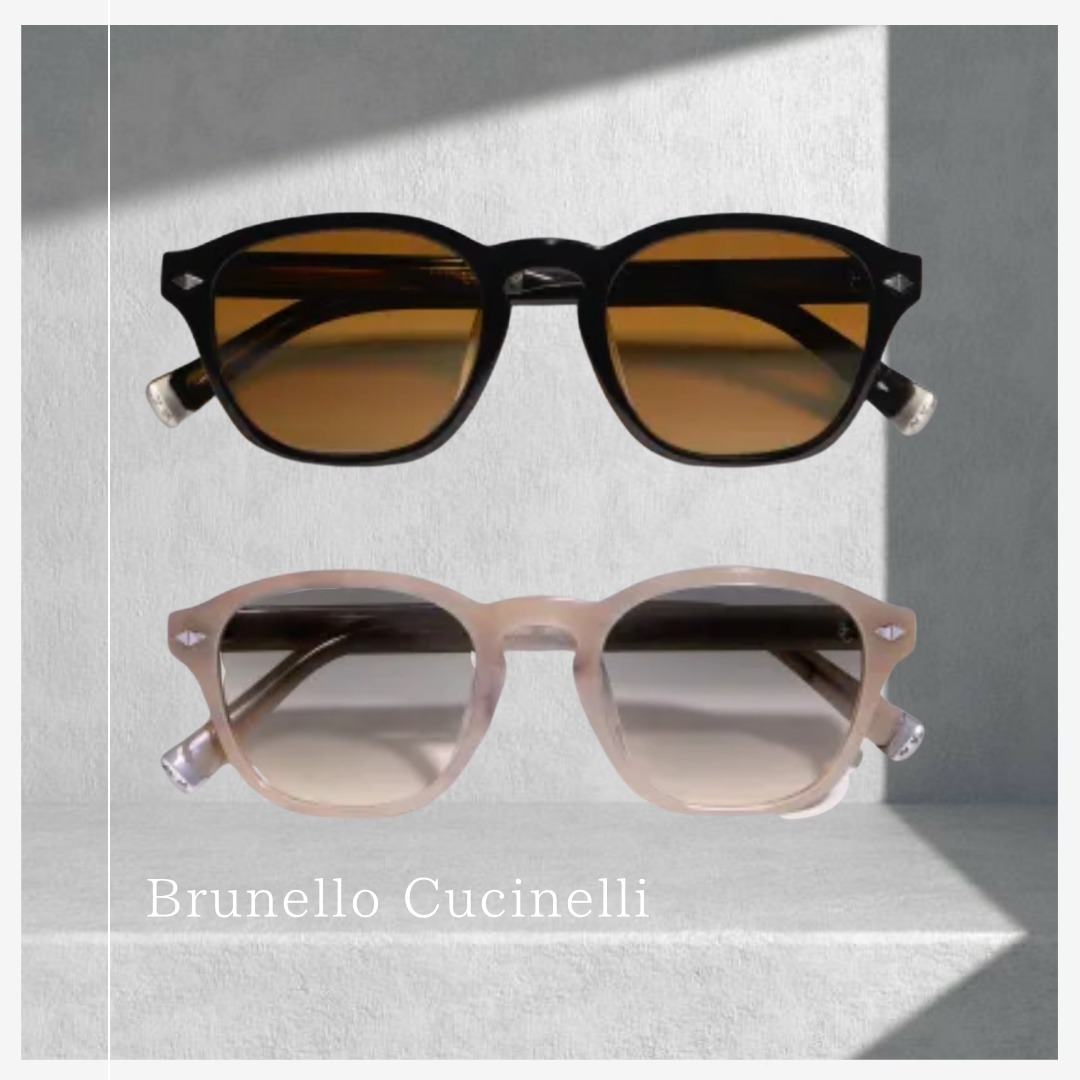 これだけで洗練【Brunello Cucinelli】ラウンド型サングラス