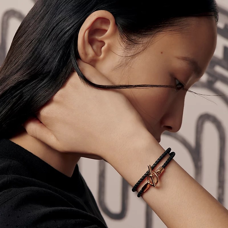 静かな輝きを宿す☆【 HERMES】 グレナン ブレスレット