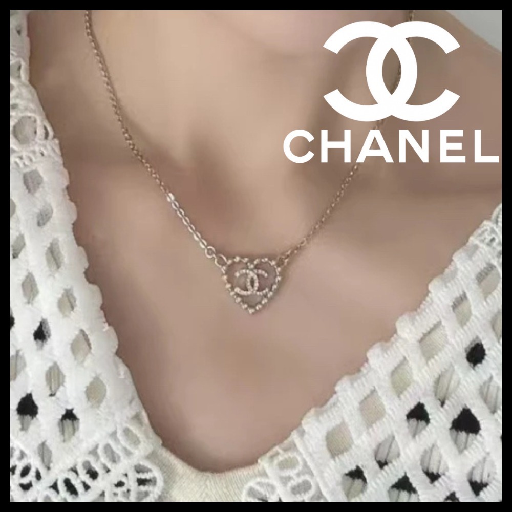【華やか♪】CHANEL CCロゴ ネックレス