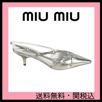 ポインテッドトゥ MiuMiu(ミュウミュウ) 靴・シューズ