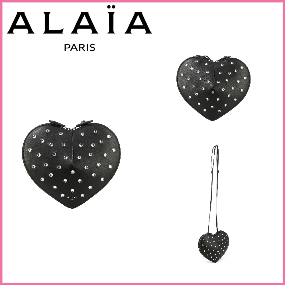 SALE【Alaia】Le Coeur 装飾ハート型クロスボディバッグ