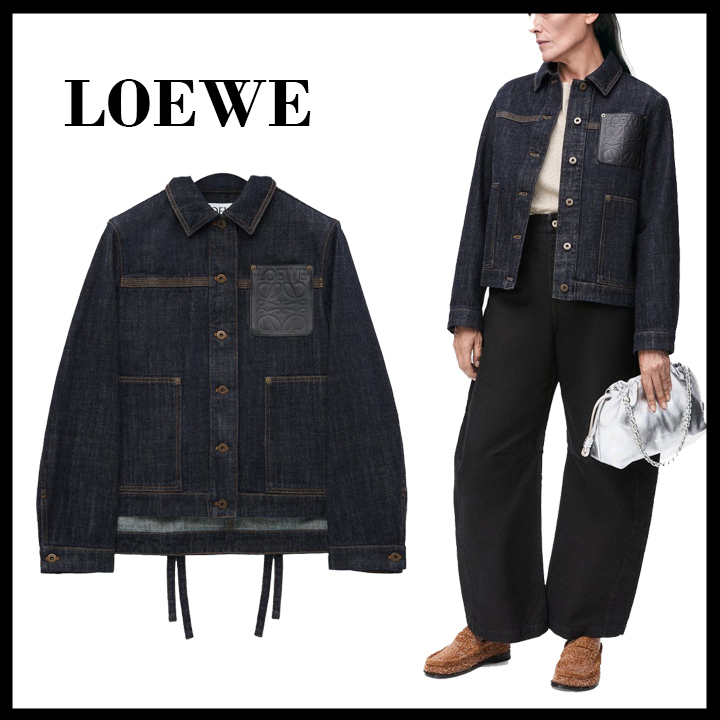 LOEWE直営店クラシックカラーのデニムワークウェアジャケット