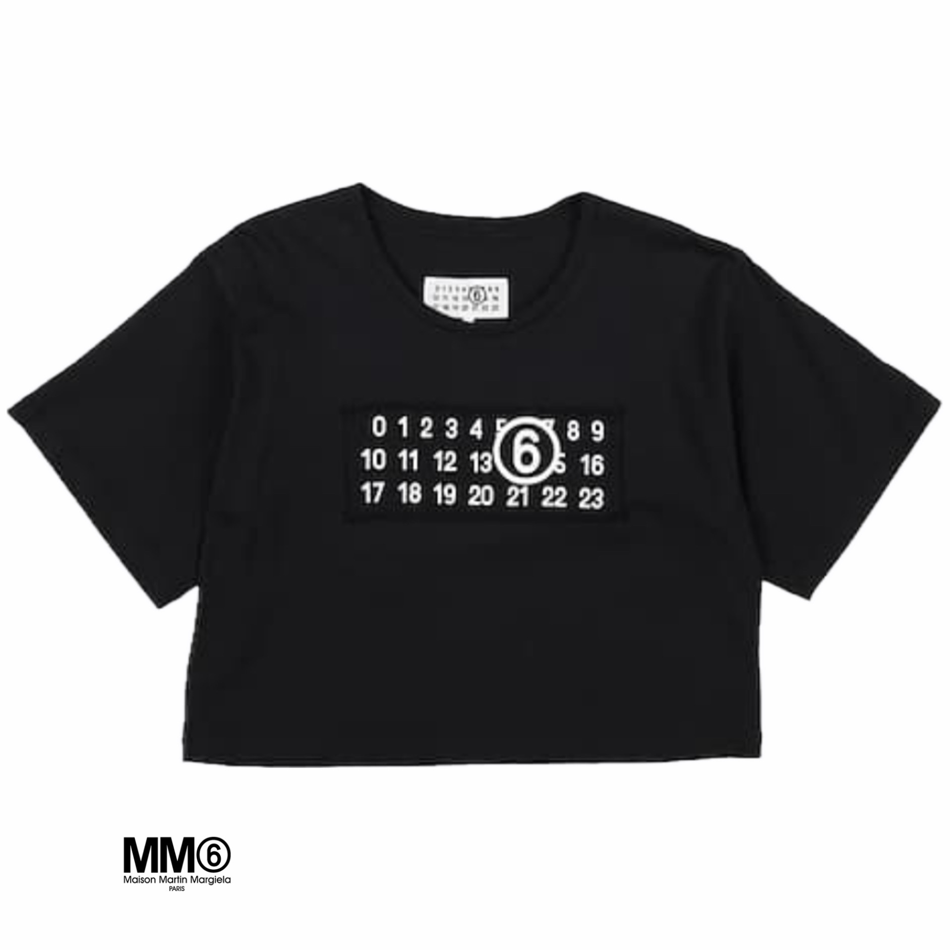 大人もOK！MM6 MAISON MARGIELA ロゴ コットン Ｔシャツ/関税込
