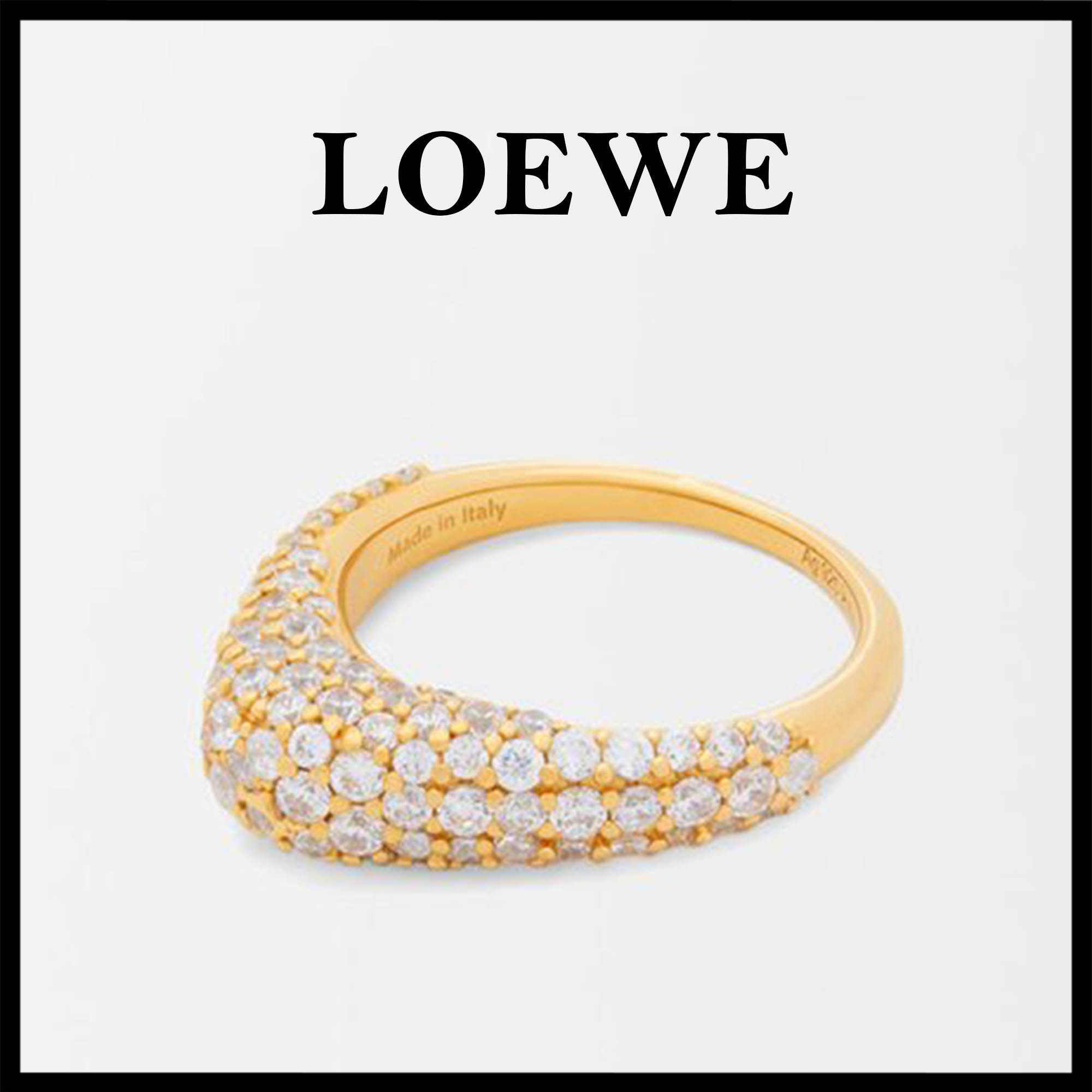 LOEWE直営店 スターリングシルバーのスターラップリング