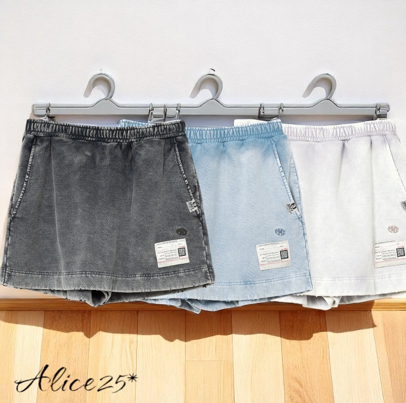 すぐ届く! [メゾンミハラヤスヒロ] Bleached Shorts