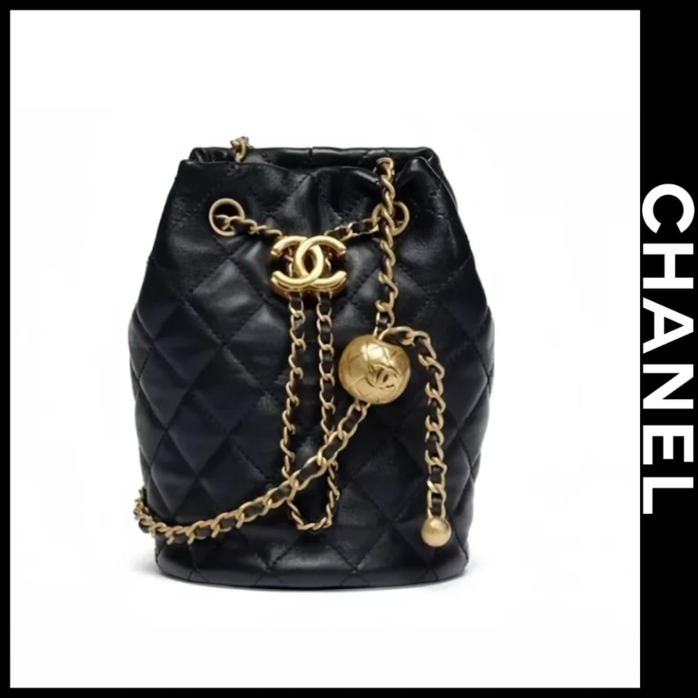 `上品なデザイン♪`【CHANEL】スモールバケット バッグ