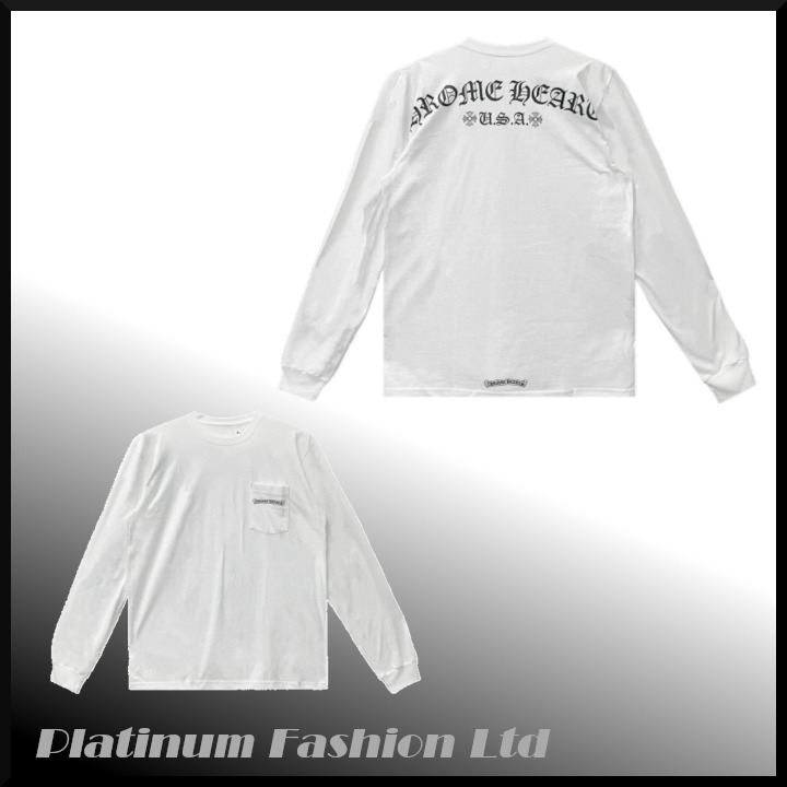 希少品◆送料込【CHROME HEARTS】USA スクリプト ロング Tシャツ