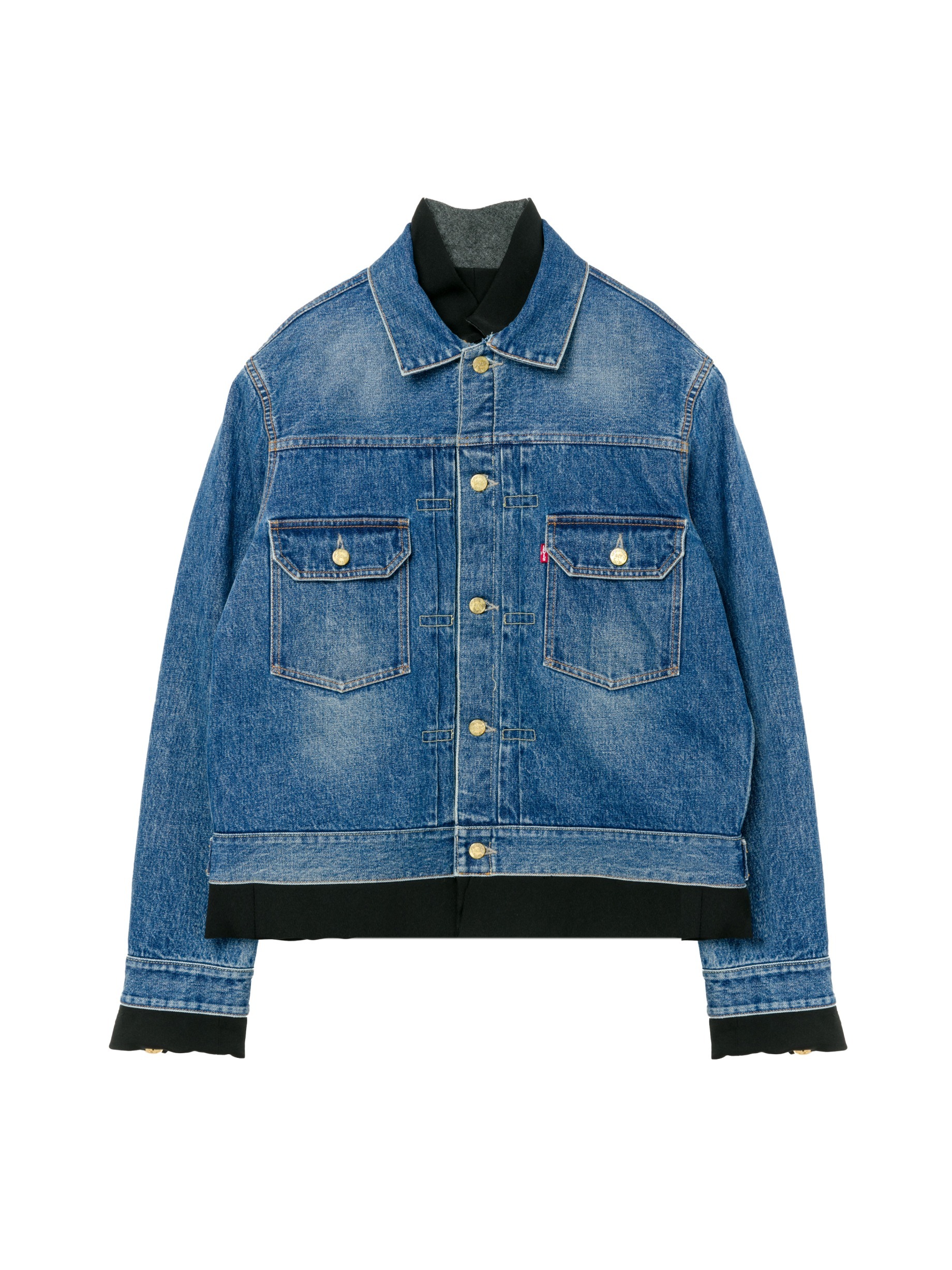 SACAI Levi's Denim x MatelasseTwill Reversible Blouson