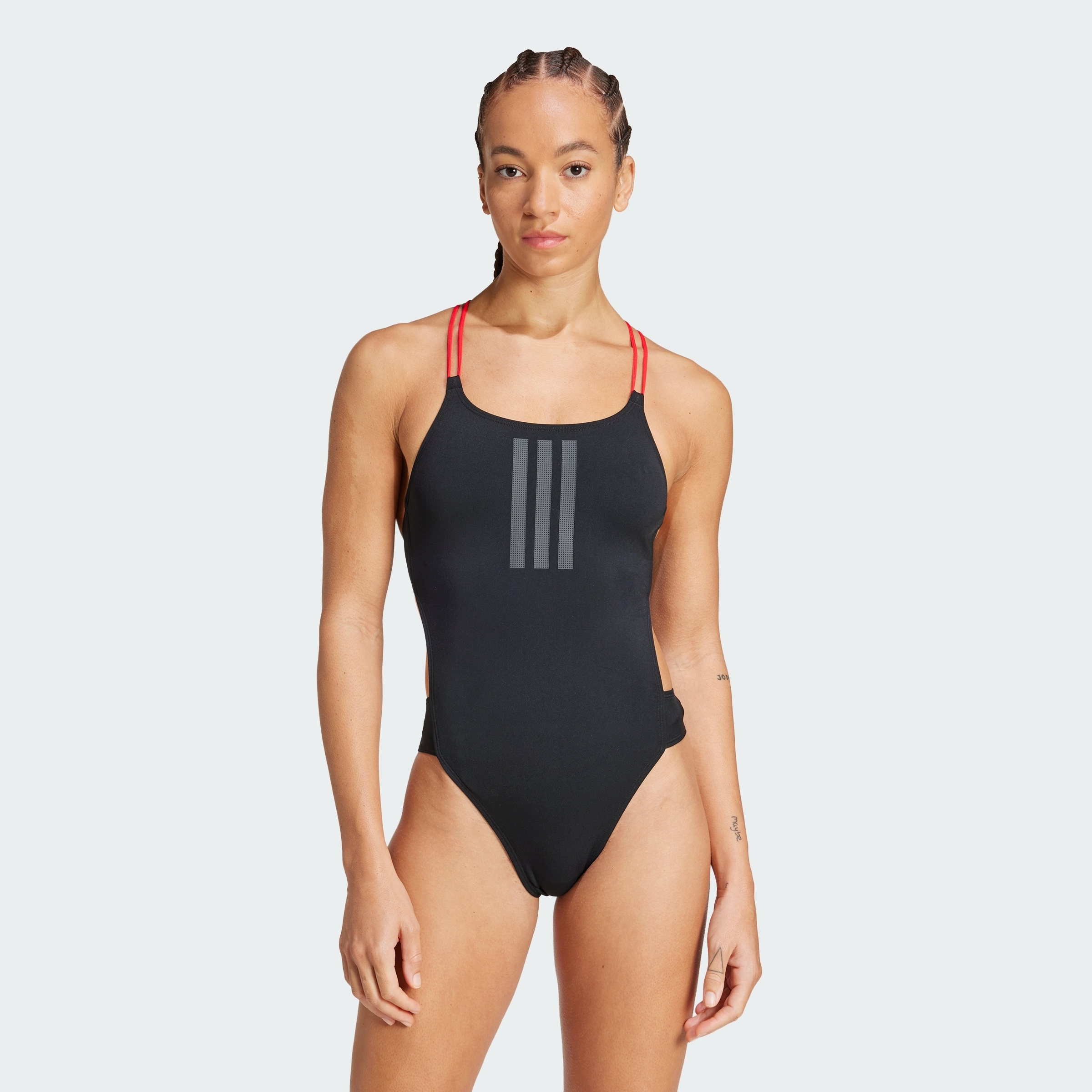 【Adidas コリア】 Ripstream 3-Stripes X-Back Swimsuit