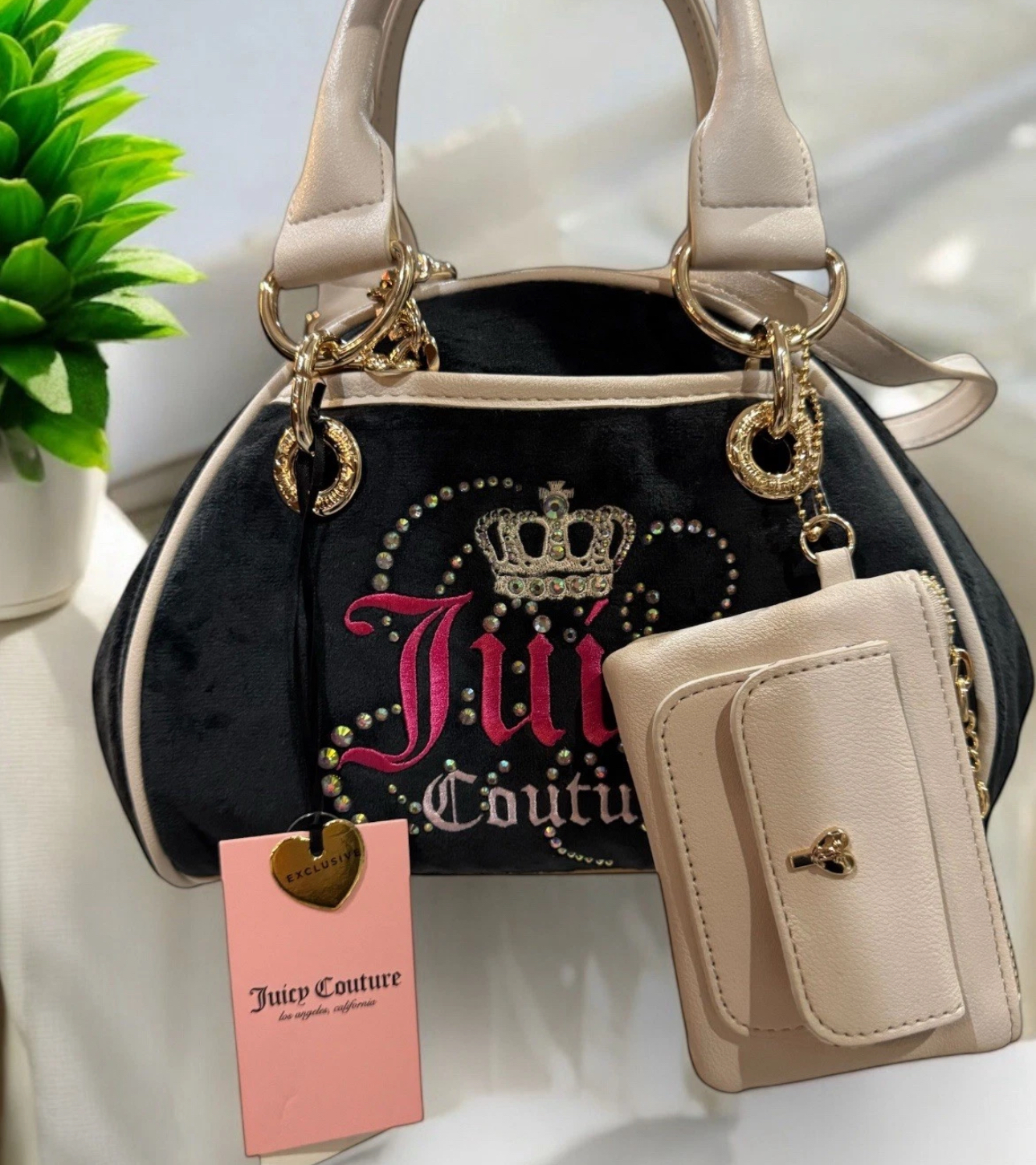 アメリカ限定 大人気 JUICY COUTURE Dreamy Juicy サッチェル