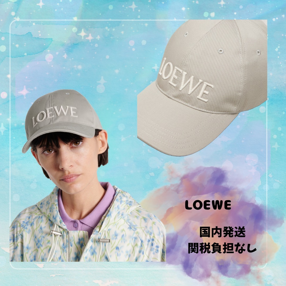 送・関税負担なし◆LOEWE◆コットンベースボールキャップ