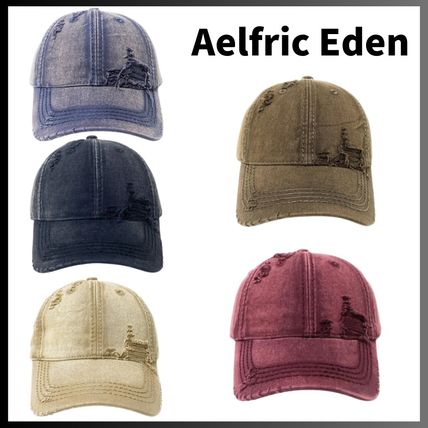 【AELFRIC EDEN】ダメージウォッシュ☆ネルチェック柄キャップ Aelfric Eden(エルフリック エデン) キャップ(メンズ) - 海外