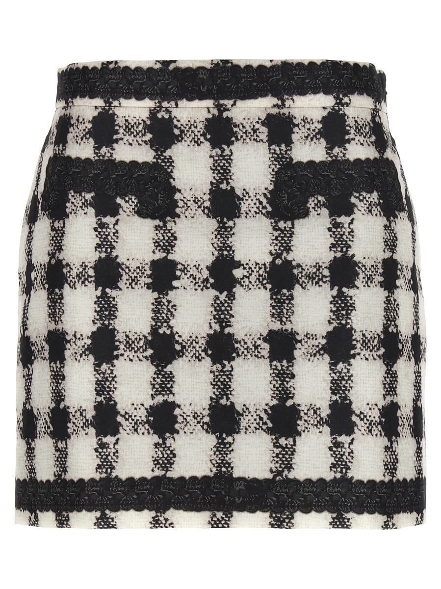 【関税＆送料込み】Moschino 'Texture' Print Mini Skirt
