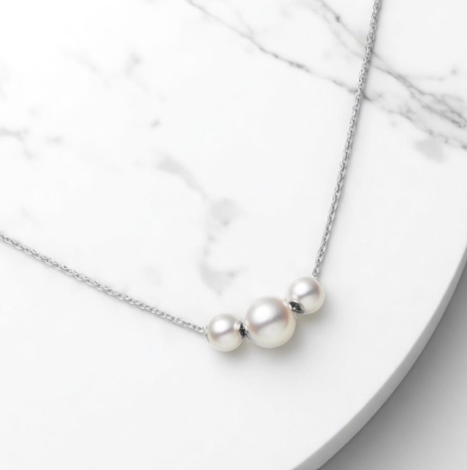直営手配 すぐ届く MIKIMOTO あこや真珠 45cm ネックレス