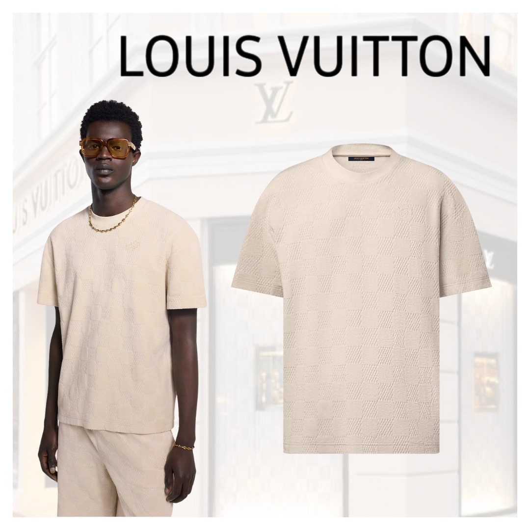 【注目の ゆるカジュアル】LOUIS VUITTON Tシャツ ダミエ