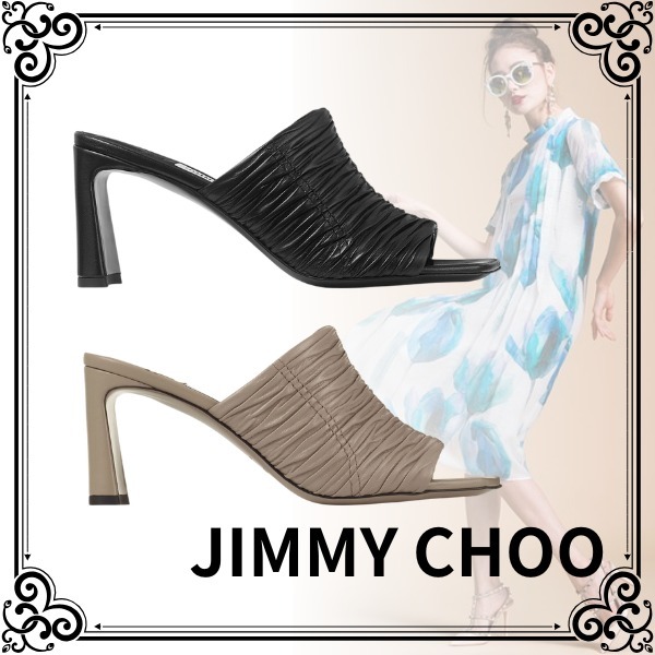 JIMMY CHOO ☆ ジミーチュウ レザー・ミュール