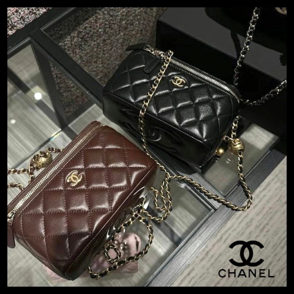 【エレガント♪】CHANEL ヴァニティ チェーンクラッチ