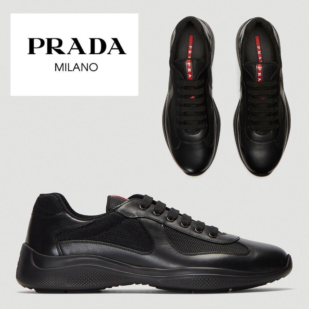 関税なし【 PRADA 】America's Cup Sneakers